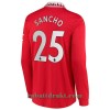 Manchester United Sancho 25 Hjemme 22-23 - Herre Langermet Fotballdrakt